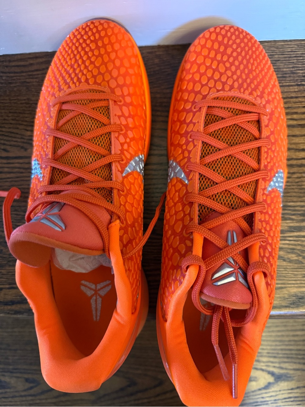 🔥SOLD 🔥🔥🔥NIKE NEW KOBI PROTRO Vi Total Orange Men's Basketball Sneakers